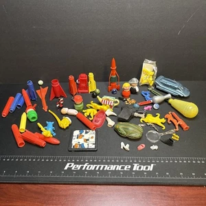 Lot Of Small Vintage Kids Toys From 60’s 70's Parts Wind Up Cracker Jack Disney - Picture 1 of 12