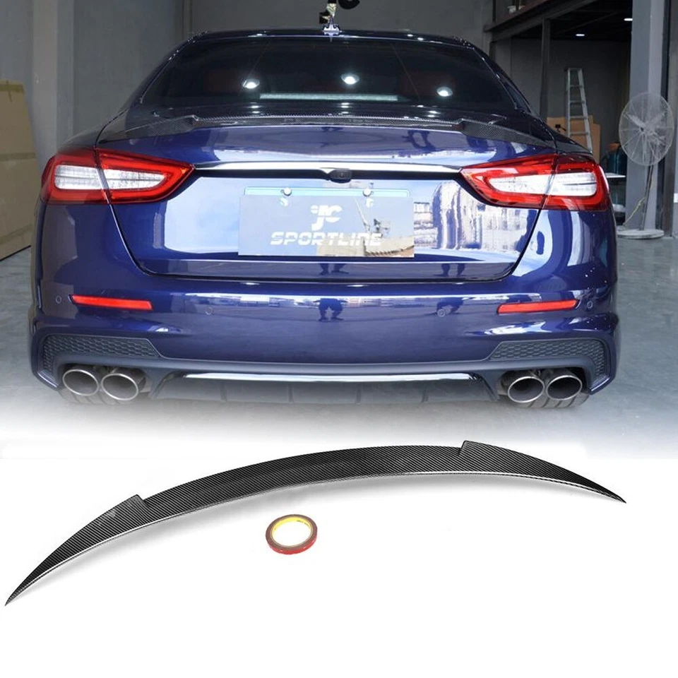 Alerón trasero de fibra de carbono para Maserati Quattroporte S Q4 sedán 13-17 Foto 1 de 4