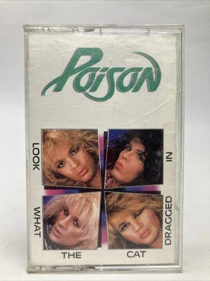 Poison Look What The Cat Dragged In Cassette 1986 Capitol Vintage **TESTED** Foto 1 de 4