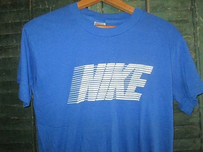 MADE IN USA Vtg 1990s Nike Shutter Print Single Stitch Gray Label tag t shirt M - Image 1 of 4