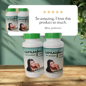 Capilar x 120 Kapseln Max Anti-Androgen Plus Biotin System Gesundes Haar Haut Nägel - Bild 1 von 4