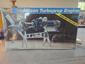 Revell 1/10 Scale Allison Turboprop Engine Model Kit #8880 – Sealed - Picture 1 of 3