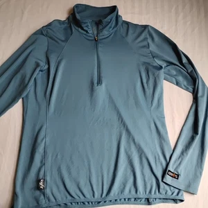 Kerrits Top Medium 1/4 Zip Ice Fil Stretch feuchtigkeitsableitend Reitsport Reiten - Bild 1 von 10