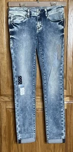 NUOVO Mavi Jeans Donna 27/33 Lavaggio Acido Serena Vita Bassa Super Skinny Prep Hipster - Foto 1 di 10