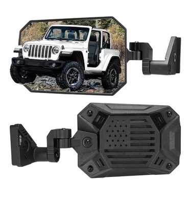 Espejos retrovisores laterales Wrangler JL JT 2018-2025 JOYTUTUS anti-bamboleo vista más amplia Foto 1 de 4