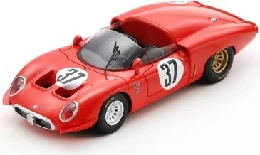 Alfa Romeo 33 Nº37 Test Days Le Mans 1967 en escala 1:43 por Spark Foto 1 de 1