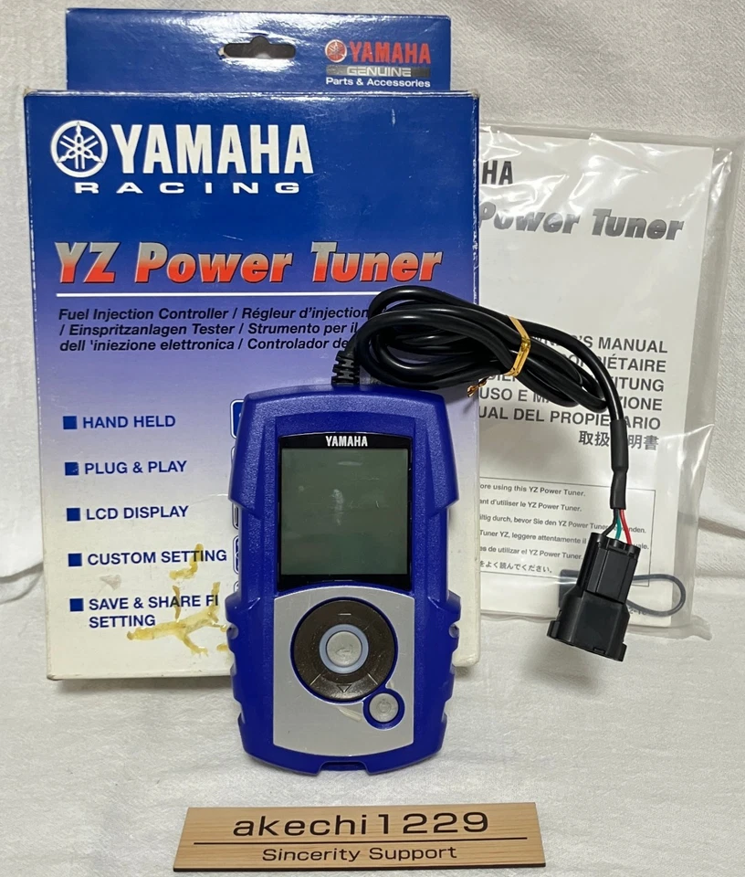 Ajuste del motor de motocicleta Yamaha YZ Power Tuner YZ250F YZ250FX YZ450F YZ450FX Foto 1 de 4