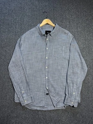 Rails Men's Wyatt Washed BlueGreyChambray Long Sleeve Button Down Shirt Size XL - Image 1 of 4