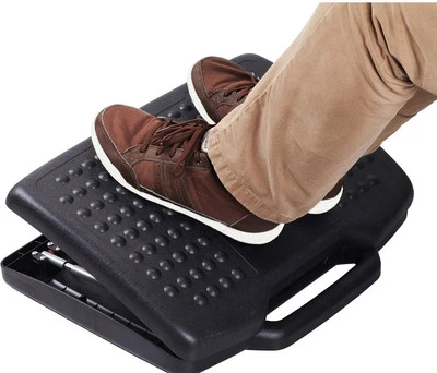 Carepeutic Ergo-Comfort Adjustable Footrest w/Massaging Rollers, Slip-Resistant - Image 1 of 4