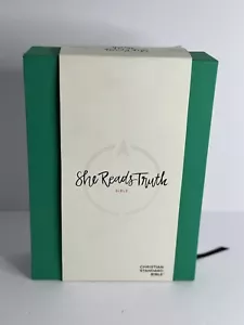 CSB She Reads Truth Bible, Emerald Cloth Over Board The Holy Bible Christian - Picture 1 of 6