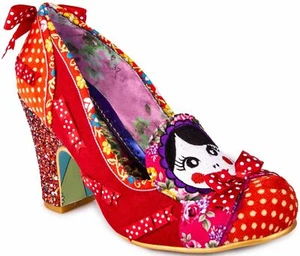 Irregular Choice Matryoshka Memories Red Womens Heels Shoes - Picture 1 of 5