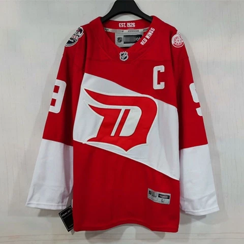 DETROIT RED WINGS GORDIE HOWE REEBOK NHL PREMIER STADIUM SERIES JERSEY SZ 54 XXL Cover