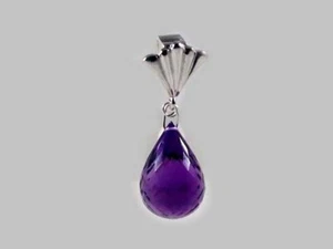 Amethyst Briolette Schottland Neolithikum PreDynastic Ancient Egypt Gem Antique 18ct - Bild 1 von 10