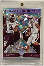2018 CONTENDERS DRAFT PICKS CRACKED ICE SP #'D 13/23 JERSEY # 1/1 MIKE EVANS TB
