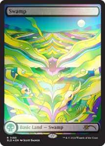 MTG Swamp FOIL Secret Lair The Strange Sands 1480 NM - Picture 1 of 1