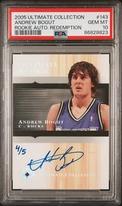 2005-06 Ultimate ANDREW BOGUT Auto RC Redemption Platinum Holofoil SP #/5 PSA 10 - Picture 1 of 2