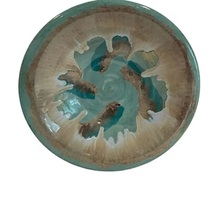 Oregon Hand Thrown Pottery Glazed 14" Bowl Charles Piatt Studio Beach OOAK EC - Picture 1 of 7