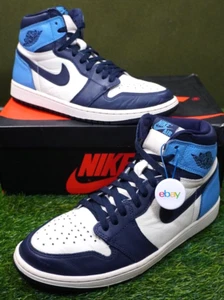 Jordan 1 Retro High 'Obsidian' (Size 10) **CLEAN** w/ OG Box 555088-140 - Picture 1 of 17