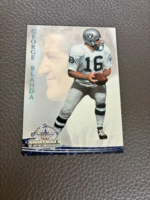 1994 Ted Williams Card Company Roger Staubach's NFL Football - #45 George Blanda - Image 1 of 2