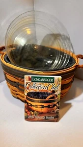 Longaberger 1998 Sammlerclub Erneuerungskorb mit Protektor & Futter - Bild 1 von 7