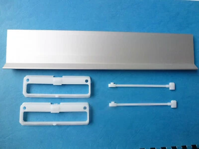 Briefkastenklappe Klauke EV1 silber 250 x 54 mm incl. Halter - Bild 1 von 3