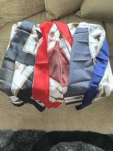 Vintage neu ohne Etikett Paisley Schal Designer Cinzia Fiori The Rack Polyester Italien 31" Quadratmeter - Bild 1 von 11