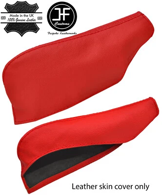 RED TOP GRAIN LEATHER HANDBRAKE BOOT FITS ASTON MARTIN DB7 1994-2003 — 第 1/2 张图片