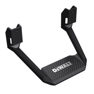 Universal Black Aluminum Hoop Step Mount Non Slip 350lb Max Load Pick Up SUV x2 - Bild 1 von 1