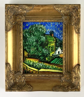 Vincent's Landscape's Original Reproduction Van Gogh 8x10 with Chestnut Tree - Image 1 of 4