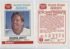 1986 Meadow Gold Super Stars George Brett #2 HOF