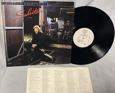 LP GORDON LIGHTFOOT Salute (ORIG Vinyl, CANADA 1983, 92 39011) NM/NM - Image 1 of 4