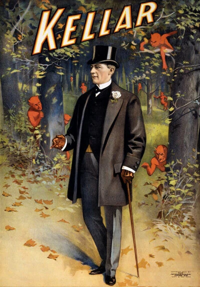 M8 Vintage Kellar Magic Magician Show Poster  A1 A2 A3 - Image 1 of 1