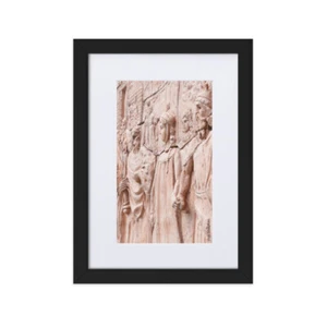 Edizione limitata - Poster con cornice in carta opaca e tappetino - Scultori Violi - Foto 1 di 3