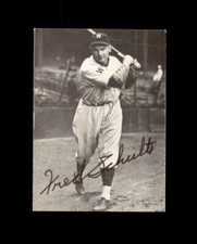 Fred Schulte Signed 1972 TCMA The 30's Washington Autograph