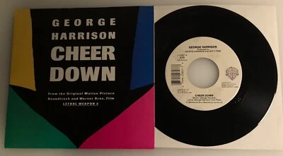 George Harrison / Cheer Down / 1989 WB  Rare 45 w Picture sleeve / Mint - Image 1 of 4