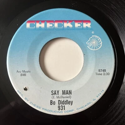 Bo Diddley – Say Man / The Clock Strikes Twelve CHECKER 931 45rpm 7" BLUES - Image 1 of 4