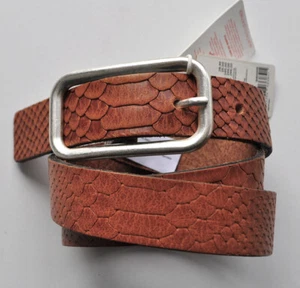Esprit Basic-Gürtel 100 % Leder Rotbraun Gr. S bzw. 70 bis 77 cm (verstellbar) - Bild 1 von 2