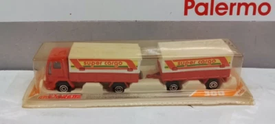 MAJORETTE 1/87  CAMION +  RIMORCHIO SUPER CARG   N° 366   MADE IN FRANCE ANNI 80 - Immagine 1 di 3