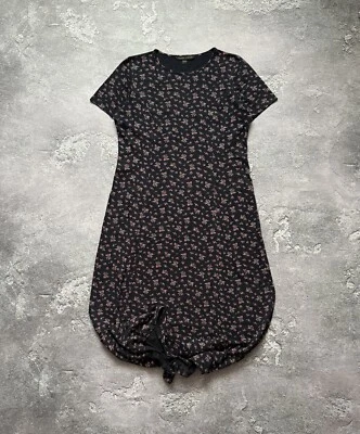 Laura ashley M All Printed Flowers 🌺 Floral Long Dress Short Sleeve  - Image 1 of 4