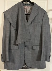 Ralph Lauren 2-teiliger Anzug 40L/32x30 grau Haifischleder eingestellt Green Label gebraucht, in einwandfreiem Zustand - Bild 1 von 12