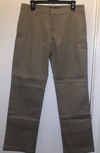 Dickies Girl Style # AL874G Twill Khaki Uniform Straight Leg Pants Sizes 11 - Bild 1 von 7