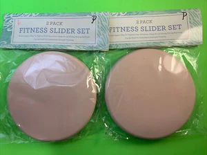 Workout Fitness Core Sliders Sliding Exercise Discs Home Gym 2 packs x 2 = 4Pcs - Picture 1 of 10