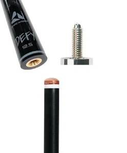 McDermott DEFY Carbon Fiber Shaft 12.5mm 30" 5/16x18 Black & Grey Collar - .843" - Picture 1 of 3