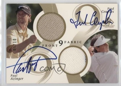 2002 SP Game Used Edition Signatures /10 Fred Couples Paul Azinger #F9D-AC Auto - Image 1 of 2