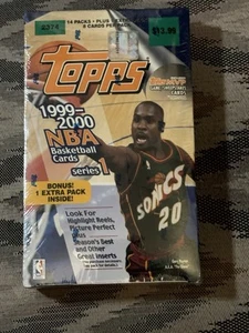 Tarjetas de baloncesto de la NBA Topps 1999/2000 serie 1 caja sellada Gary Payton The Glove - Imagen 1 de 3