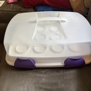 WILTON Ultimate Cake and Cupcake Carrier 3 in 1 Caddy Storage Bake Carry Locks - Picture 1 of 7