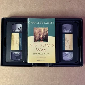 Charles Stanley Wisdoms Way Charting Gods Path for Successful Living VHS Tapes - Picture 1 of 5