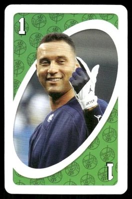 Derek Jeter 2008 Uno Baseball Playing Card (NM) - Image 1 of 2