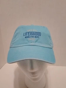 Life is Good Women Chill Cap Original LIG Athletic Dept Blue One Size 25222 - Picture 1 of 9