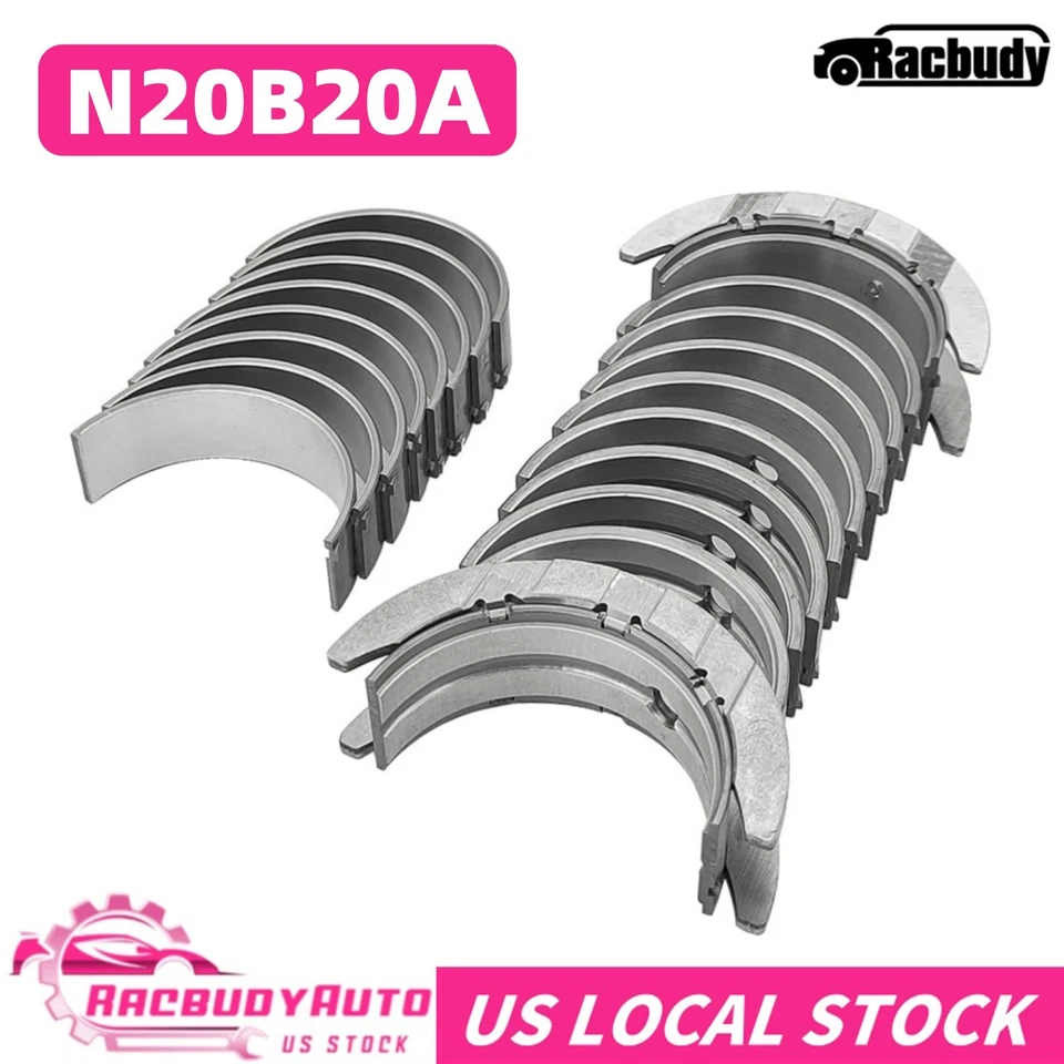 N20B20A Engine Main&Rod Bearing Set for BMW 320i 328i 420i 428i 520i 528i X3 X5 Foto 1 de 4